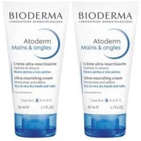 ATODERM Crème Mains & Ongles - Lot de 2 2x50ml