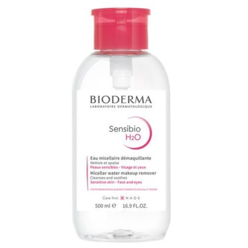 Bioderma Sensibio H2o Micellar Solution Pump Reverse 500ml