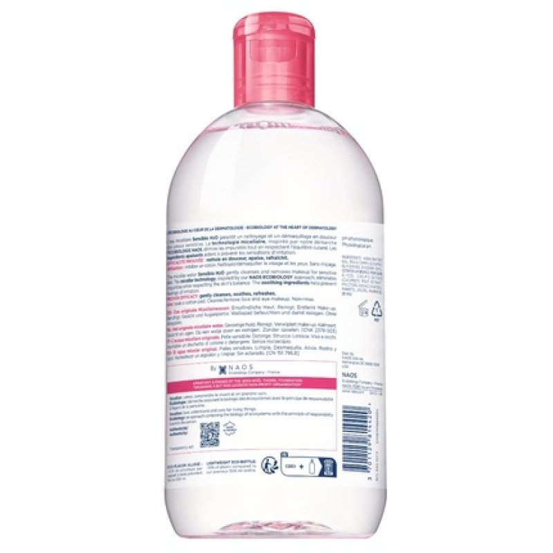 Bioderma Sensibio H2O Micellar Water Makeup Remover Cleanser for Face