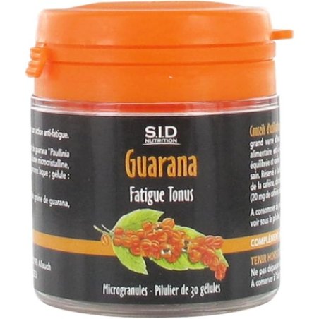 Sid Nutrition Fatigue Tonus Guarana 30 Capsules