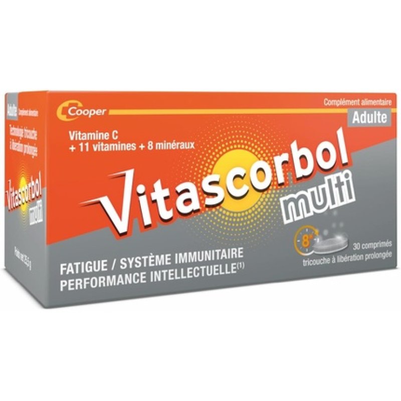 Vitascorbol Multivitamin Food Supplement Adult Multi