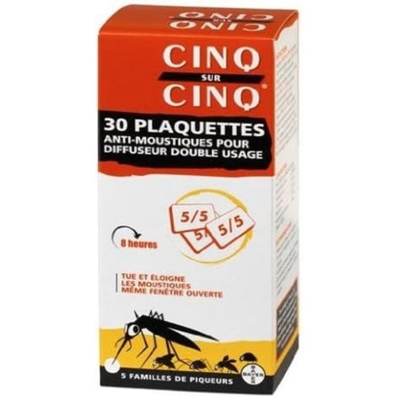 Cinq Sur Cinq 30 Anti-Mosquito Plates