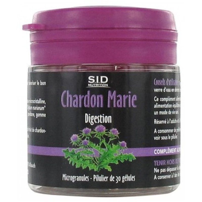 S.I.D Nutrition Digestion Milk Thistle 30 Capsules