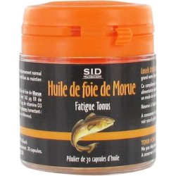 Sid Nutrition Fatigue Tonus Cod Liver Oil 30 Capsules