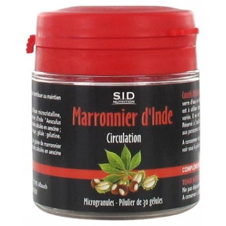 Sid Nutrition Horse Chestnut Cycle Dietary Supplement 30 Capsules