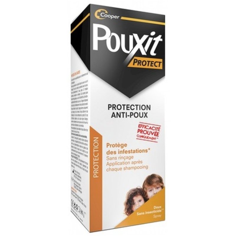 Pouxit Protect Spray for Lice Protection - Odorless and Insecticide-Free