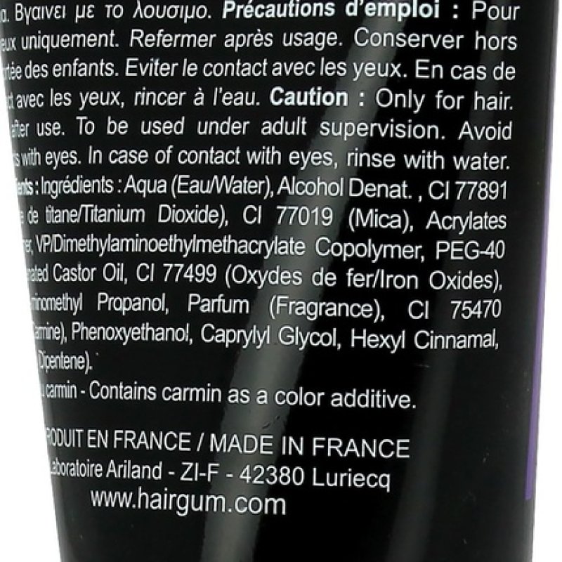 Ariland Hairgum Fix Color Purple Gel 30ml Violet