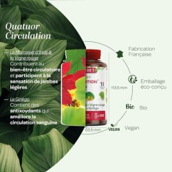 Superdiet Organic Circulation Quartet - Horse Chestnut, Red Vine, Witch Hazel