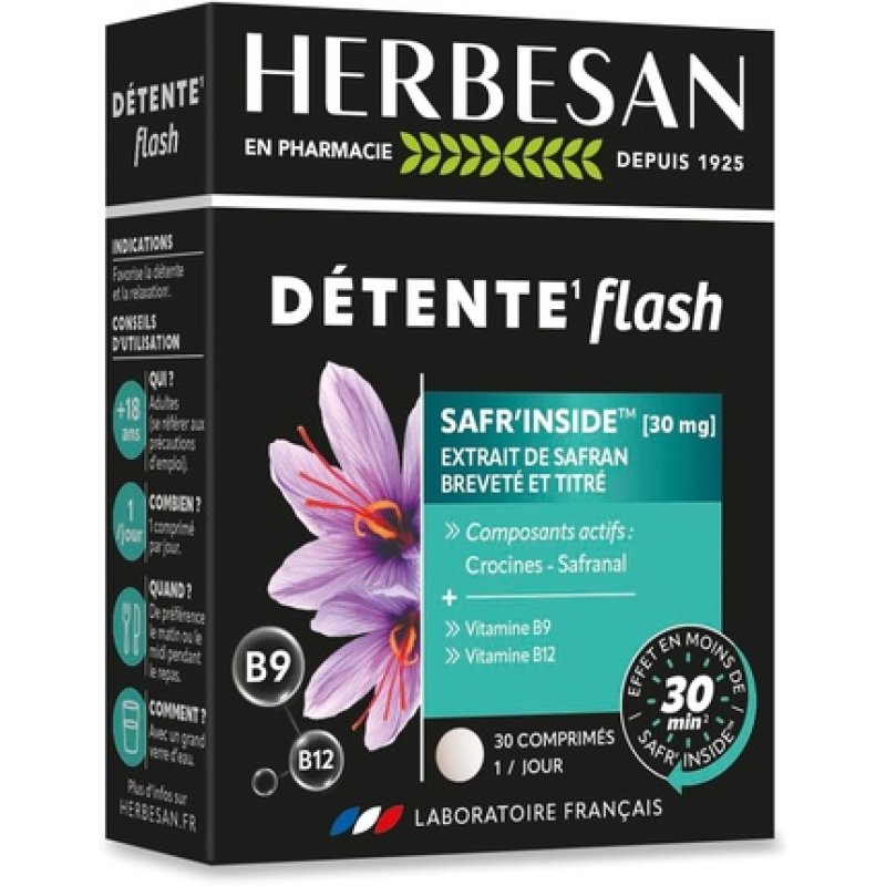 Herbesan Flash Relaxation 30 Tablets