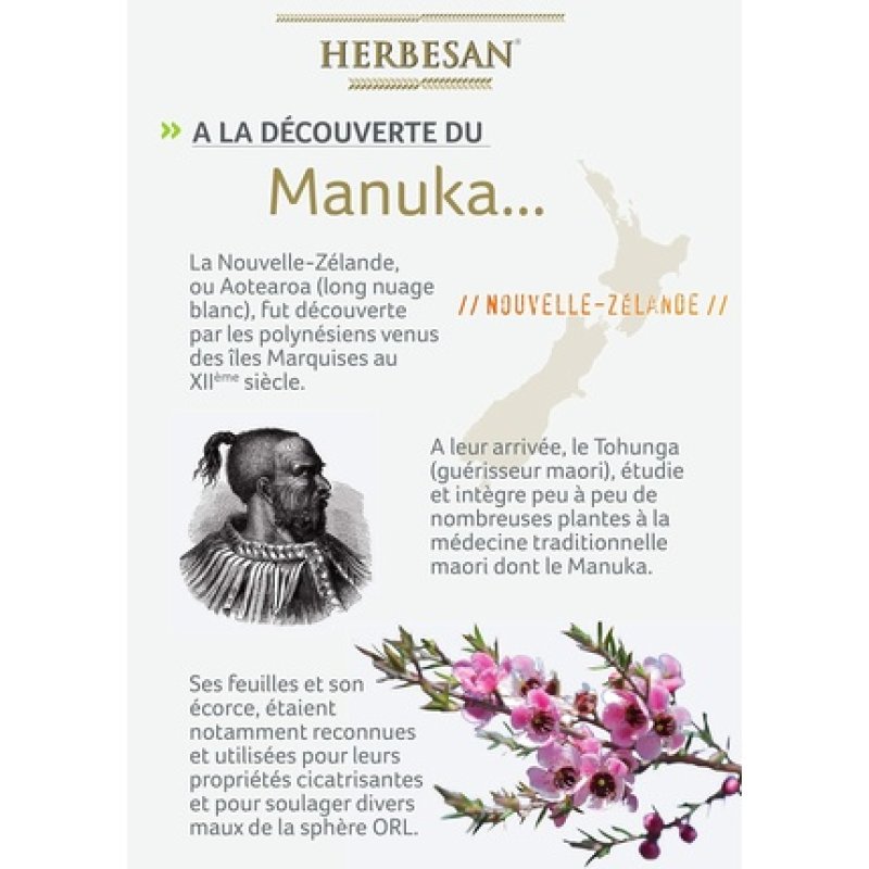 Herbesan Manuka Honey Lozenges Honey Lemon Iaa 10 - Pack of 8