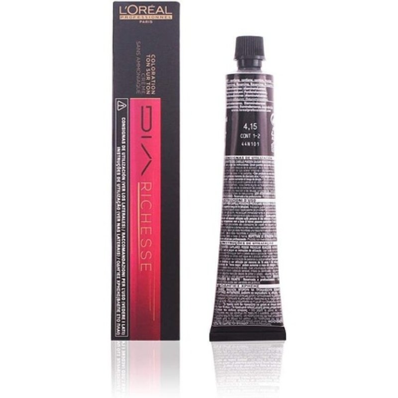 Vopsea semipermanenta fara amoniac L`Oreal Professionnel DiaRichesse 4.15, 50ml
