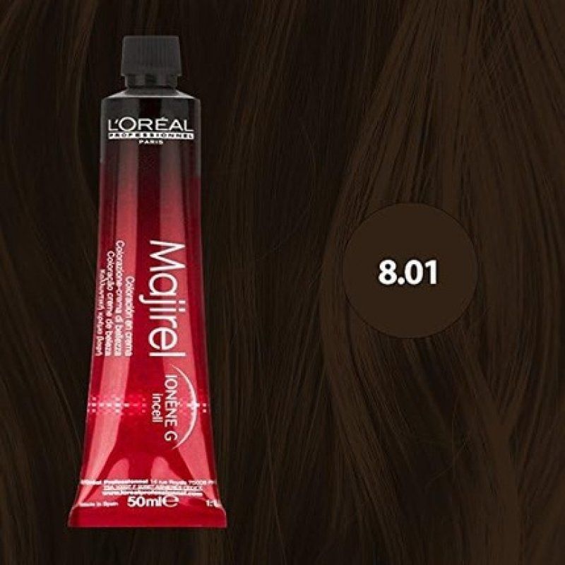 L'Oreal Majirel Light Natural Ash Blonde Shade 8.01 50ml