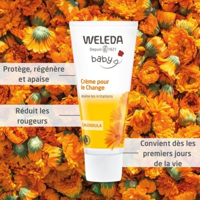 Weleda Baby Change Cream Calendula 75ml - Pack of 2