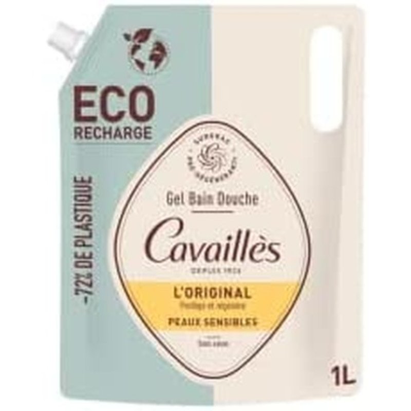 Rogé Cavaillès Bath Shower Gel for Sensitive Skin The Original Eco-Refill 1L