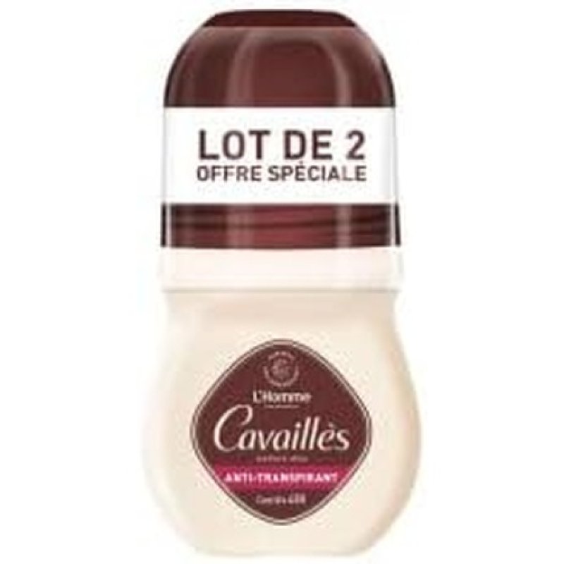 Rogé Cavaillès Absorb 48H Men Deodorant Roll-On 50ml - Pack of 2