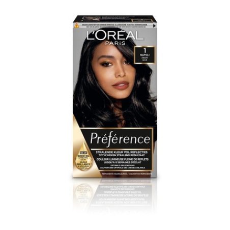 Loreal Paris Preference 1 Napoli Black Hair Color