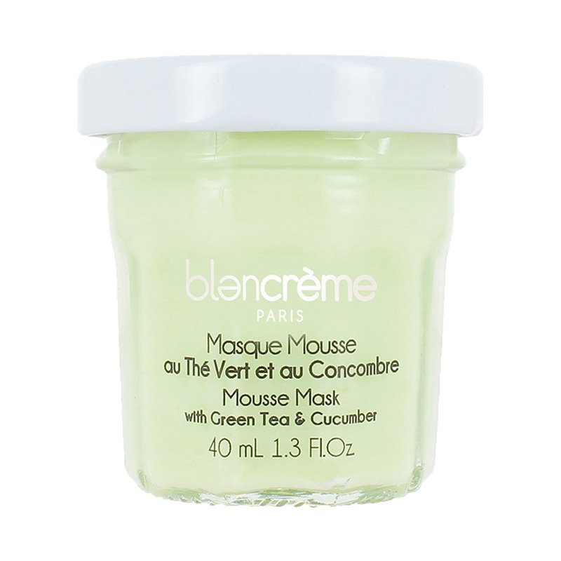 Blancrème Masque visage mousse Thé vert & Concombre 40 ml