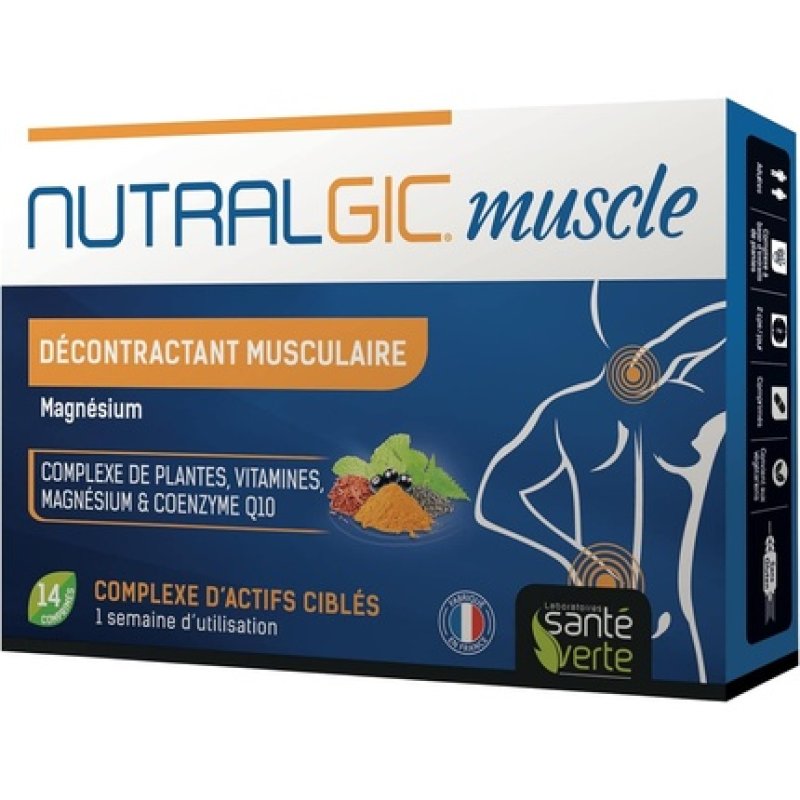 Green Health Nutralgic Muscle Supplement 14 Tablets