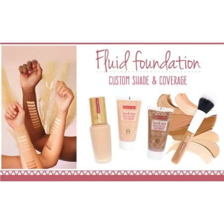 Vegan Zao Silk Foundation Organic 30ml with Shea Butter