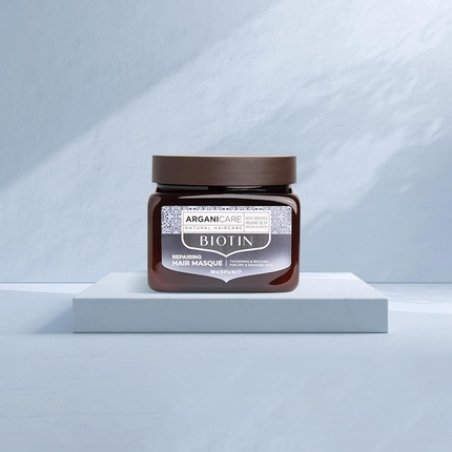 ARGANICARE Moisturizing and Repairing Mask Enriched with Biotin and Argan Oil Strengthens Hair Provides Nutrients and