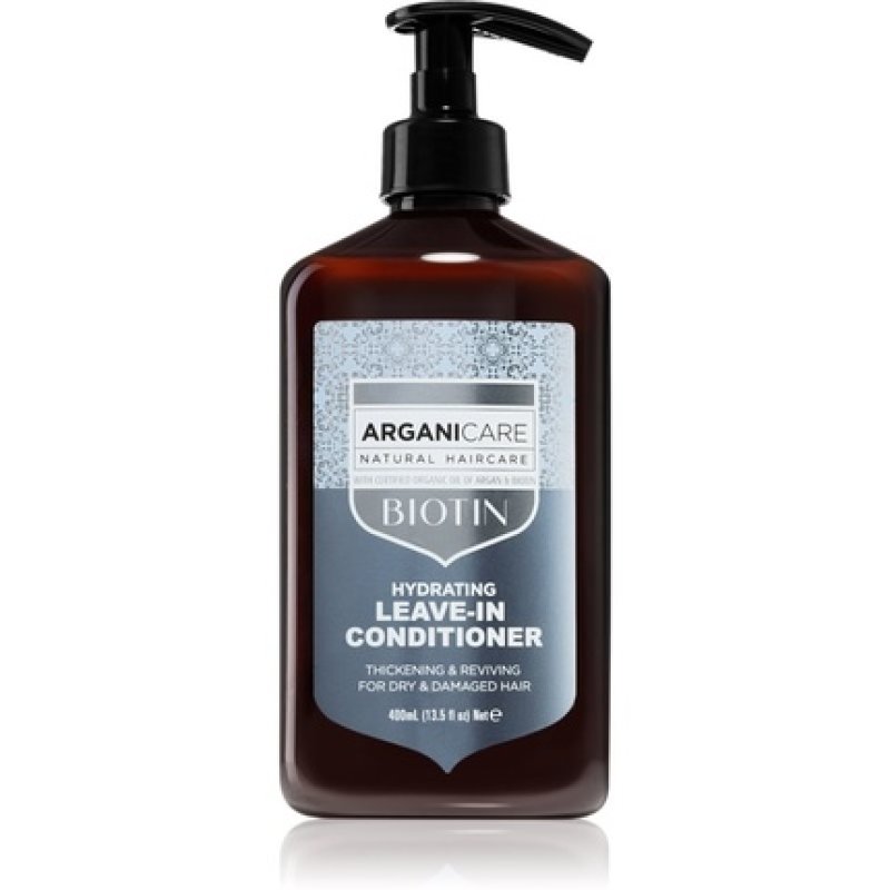 Arganicare Biotin Leave-In Conditioner 400 ml - for Damaged and Dry Hair