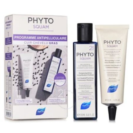 Phyto Squam Kit Intensive Shampoo 125ml And Purifying Shampoo 250ml