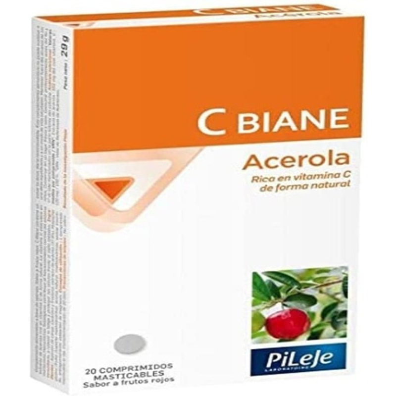 Pileje C Biane Acerola 20 Tablets