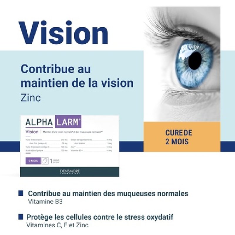 Densmore Alphalarm Dietary Supplement for Normal Vision