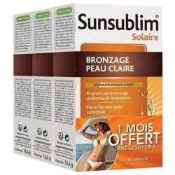 Nutreov Sunsublim Tan Light Skin Combo Pack 28 Capsules - Pack of 3