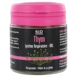 Sid Nutrition Respiratory System Thyme Dietary Supplement 30 Capsules