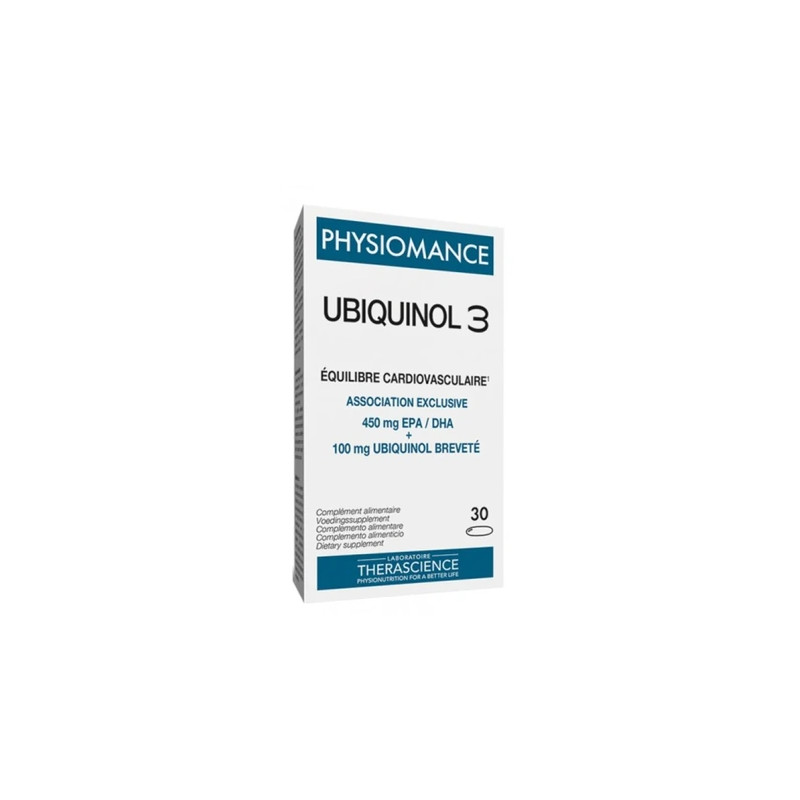 Physiomance Ubiquinol 3 - 30 Softgels