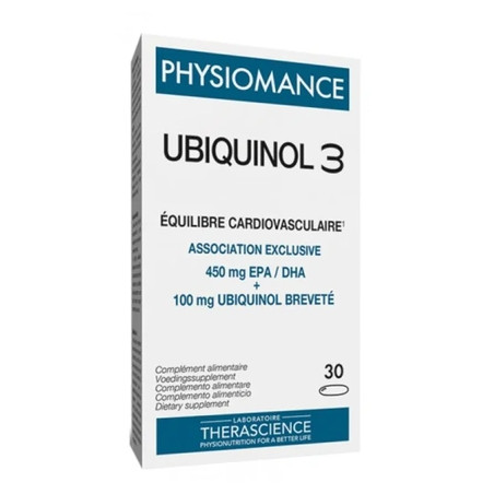 Physiomance Ubiquinol 3 - 30 Softgels
