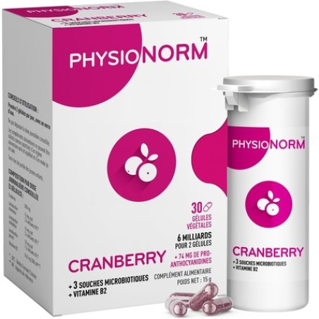 Physionorm Cranberry Food Supplement for Women Against Infections