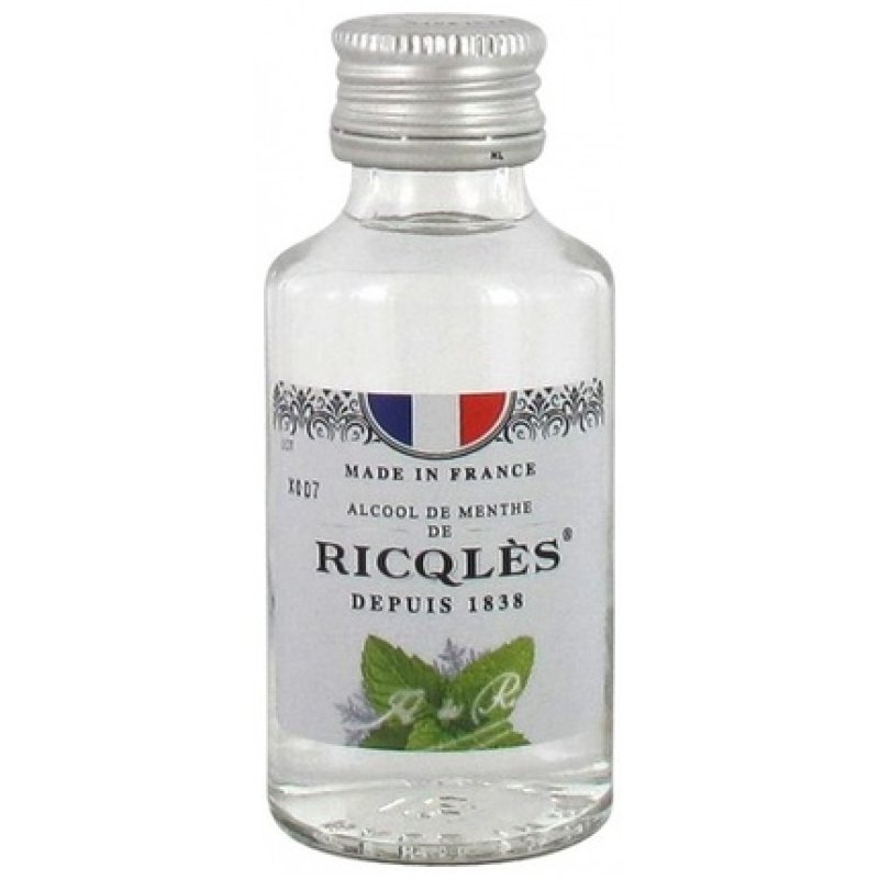 Ricqles Peppermint Liqueur 50ml Food Supplement Based on Pepper