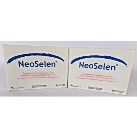 Bio Research Neoselen Selenium Vitamins A, C, E Omega 3 & 6 90 Capsules