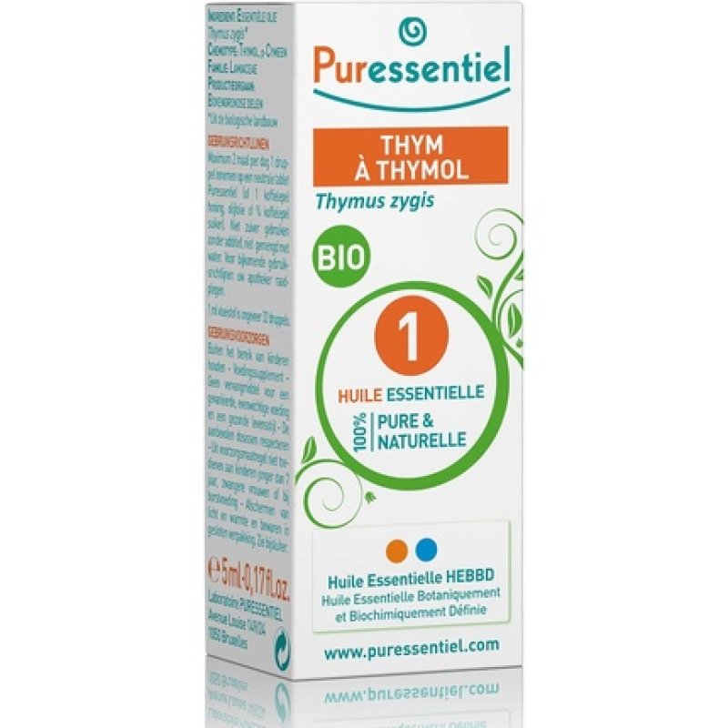 Puressentiel Organic Thyme Thymol Essential Oil 0.17 oz