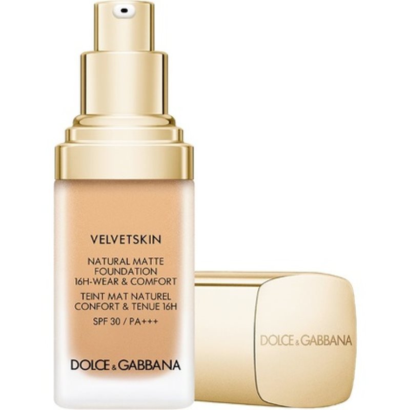 Dolce&Gabbana Velvetskin Natural Matte Foundation - Desert 340, SPF 30, 30 ml