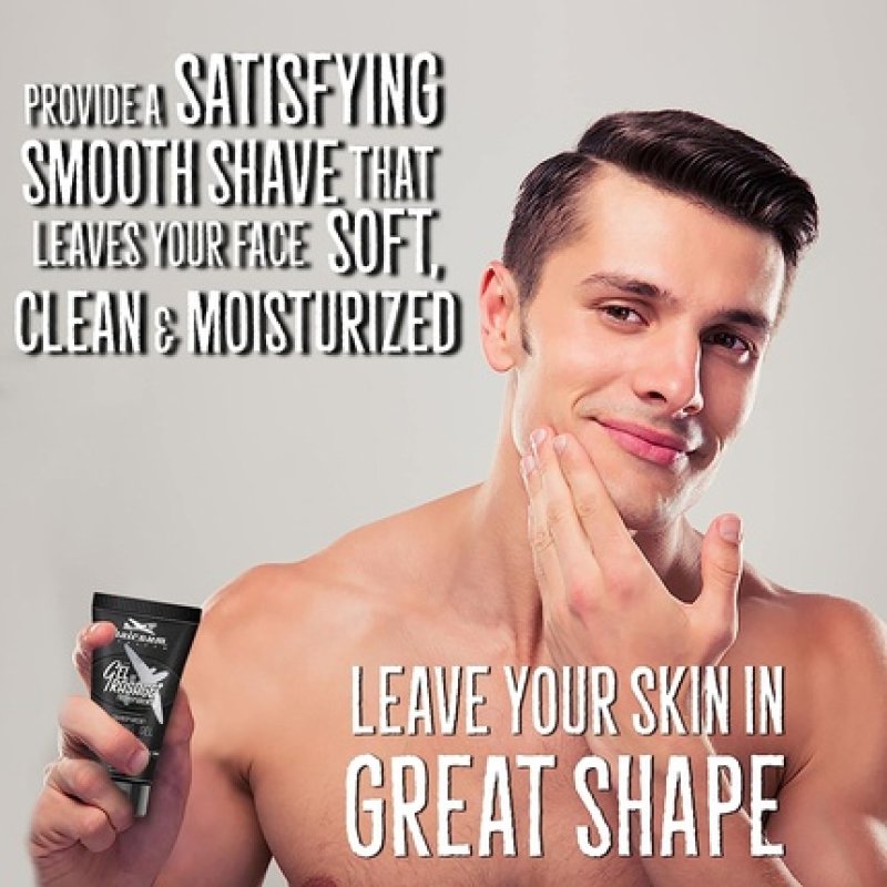 Hairgum Organic Transparent Hair Scrunchie Gel for Men's Shaving and Beard Grooming