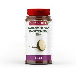 Superdiet Organic Black Radish Tablets - Standard Size - 80 Tablets
