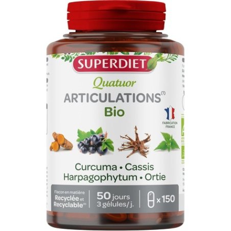 Superdiet Quatuor Articulations Bio Turmeric and Blackcurrant