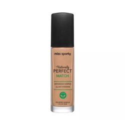 Miss Sporty Naturally Perfect Match Vegan Moisturizing Foundation 150 Rose Vanilla 30ml