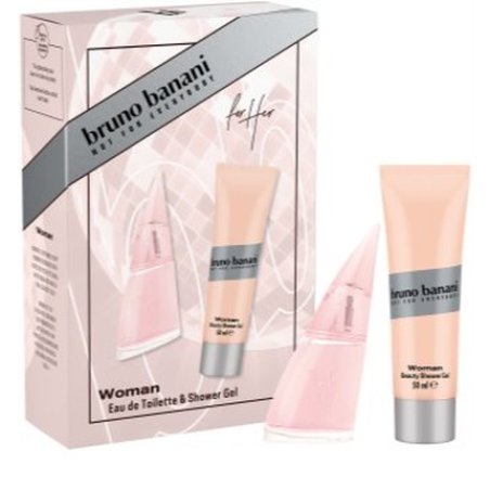 Bruno Banani Woman Gift Set - Eau De Toilette And Refreshing Shower Gel With Sparkling Fragrance 50 Ml