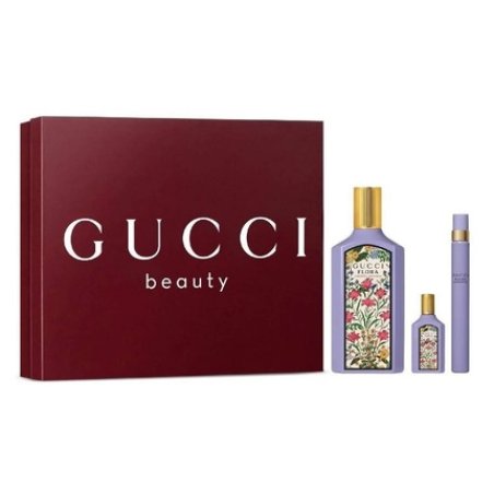 Gucci Flora Gorgeous Magnolia Set - Eau De Parfum Spray 100ml, Eau De Parfum Spray 10ml, Miniature 5ml