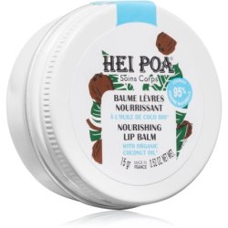 Hei Poa Coconut Oil Lip Balm 15 g - Nutrient Balm with Coconut Oil