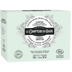 Le Comptoir Du Bain Organic Detox Face & Body Care Soap 100g