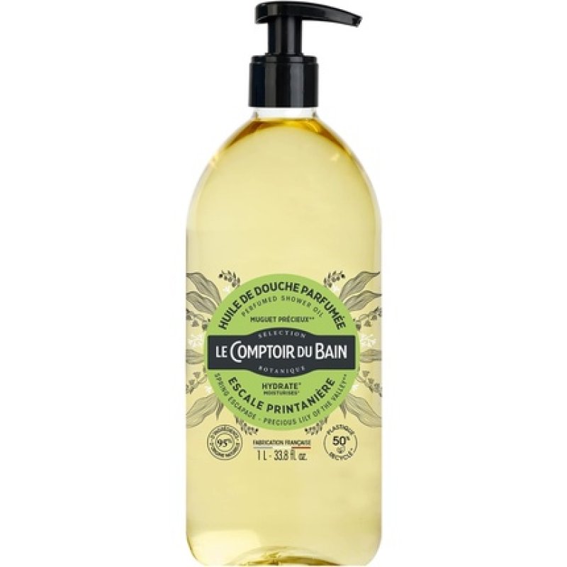 Le Comptoir Du Bain Scented Shower Oil Escale Spring 1L