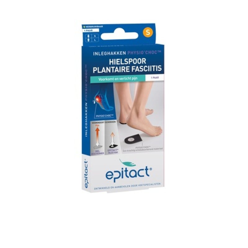 Epitact Heel Spur Insoles Physio Chocolate Size 36/40