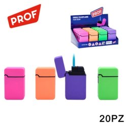 Prof Turbo Flame Lighter Blue Pack Of 20