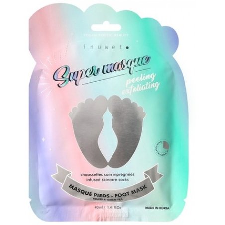 Inuwet Peeling Foot Mask 40ml - Targeted Step-by-Step Care for Your Feet