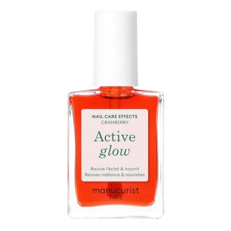 Manucurist Nail Polish and Nail Care Active Glow Cranberry Coral Bio-Based